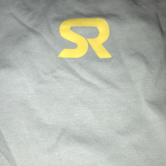 Gsuwoo So Real grey and yellow crop top size XS - Picture 10 of 11